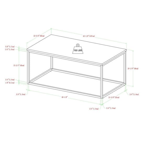 Walker Edison 3-Piece Open Box Accent Table Set - lily & onyx