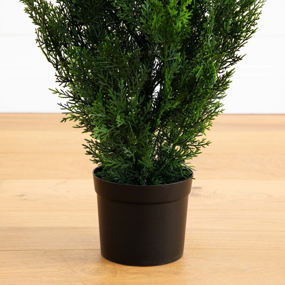 indoor cedar plant Nearly Natural 4' Cedar Tree Silk Tree