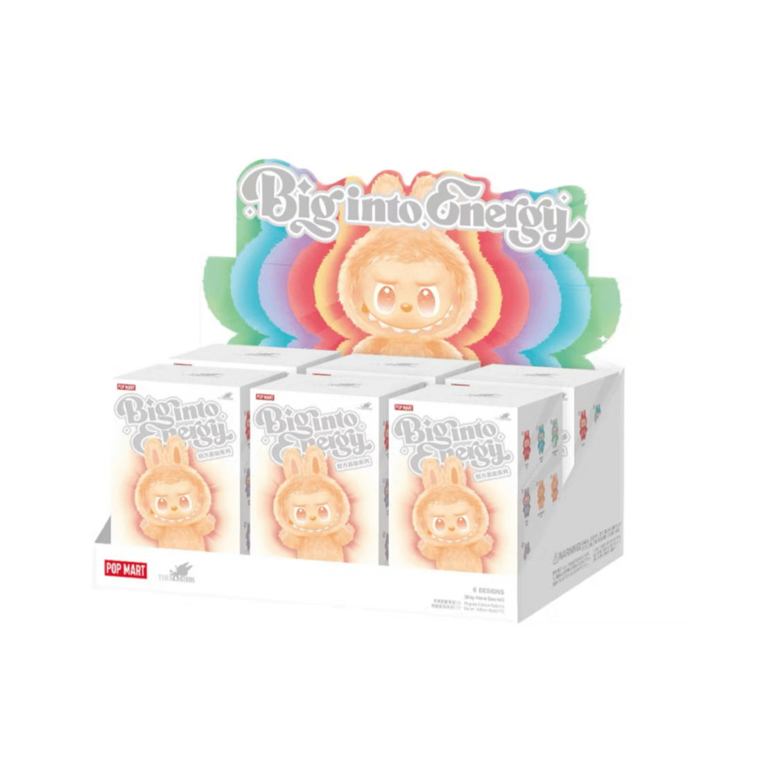 ぬいぐるみ POP MART LABUBU Big into Energy BOX THE MONSTERS Big into Energy Series-Vinyl Plush Pendant Blind Box