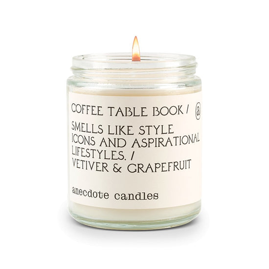 Anecdote Candles Coffee Table Book Candle - lily & onyx