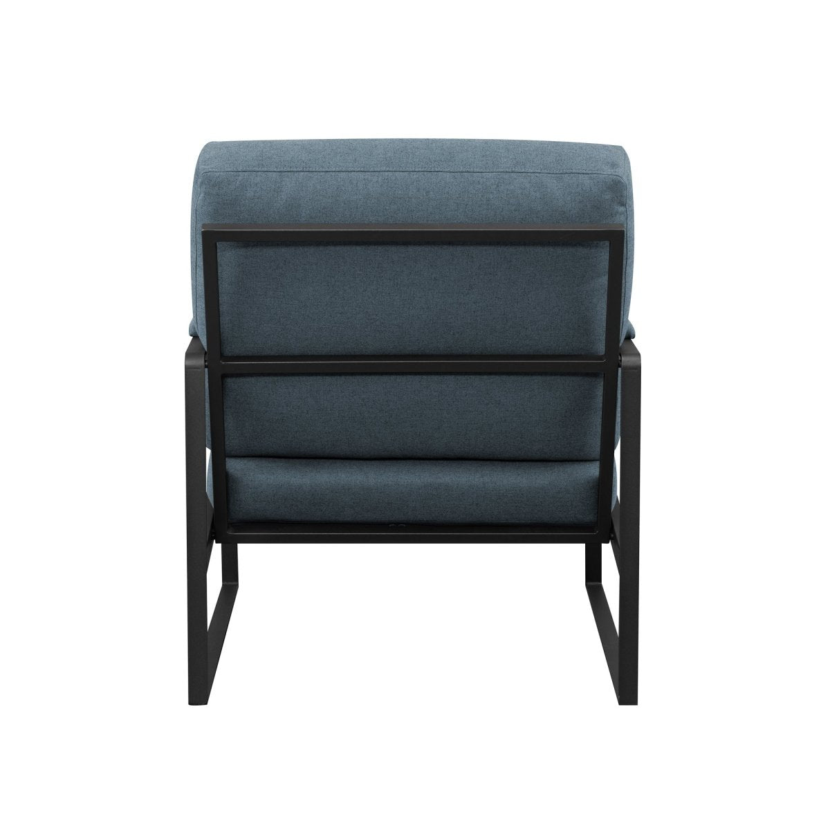 Walker Edison Contemporary Square Metal Frame Accent Chair - lily & onyx