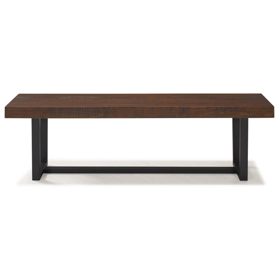 Walker Edison Durango Solid Wood Dining Bench - lily & onyx