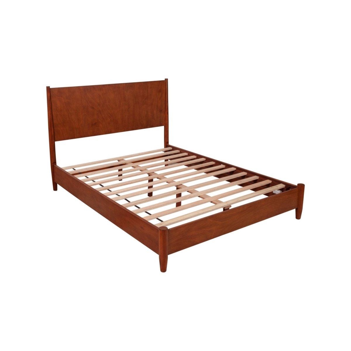 Alpine Furniture Flynn Platform Bed, Acorn - lily & onyx