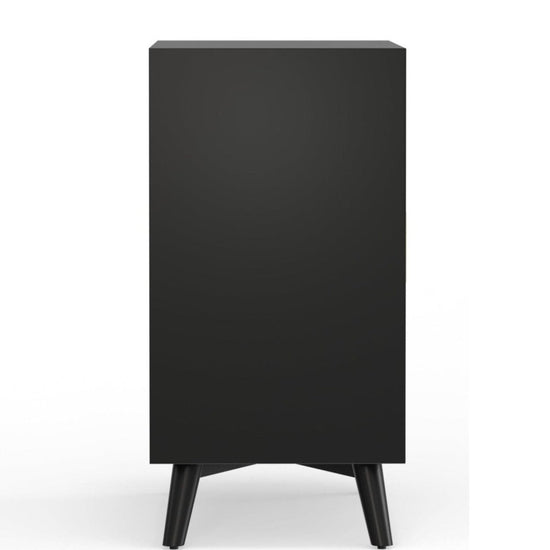 Alpine Furniture Flynn Small Bar Cabinet, Black - lily & onyx