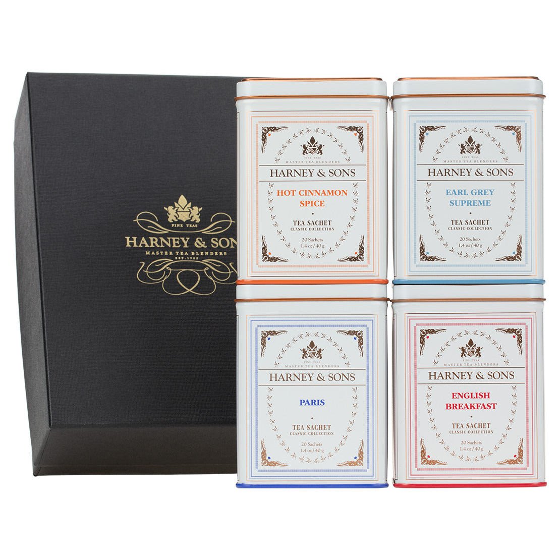 Harney & Sons Fine Teas Harney & Sons Best Sellers Tea Set – 20 Count Sachets
