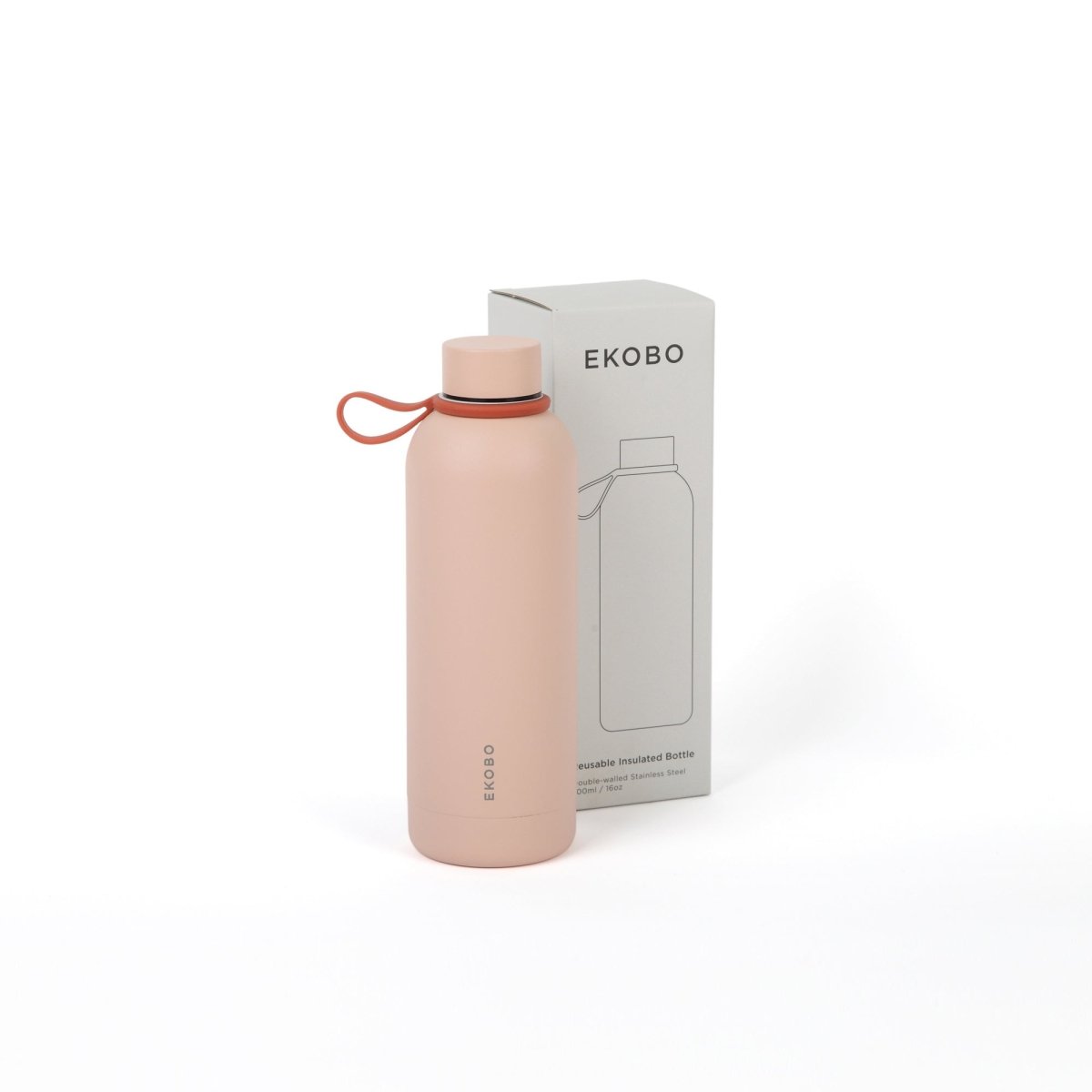 EKOBO Insulated Reusable Bottle, 12 oz - Blush - lily & onyx