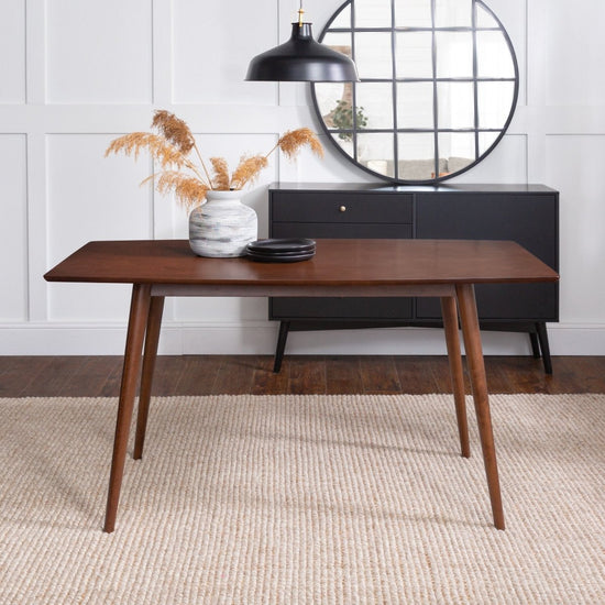 Walker Edison Mid-Century Dining Table - lily & onyx