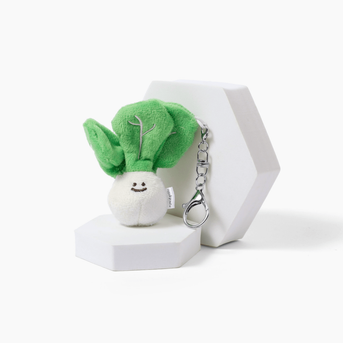 A Jar of Pickles Mini Bok Choy Vegetable Plushie Keychain