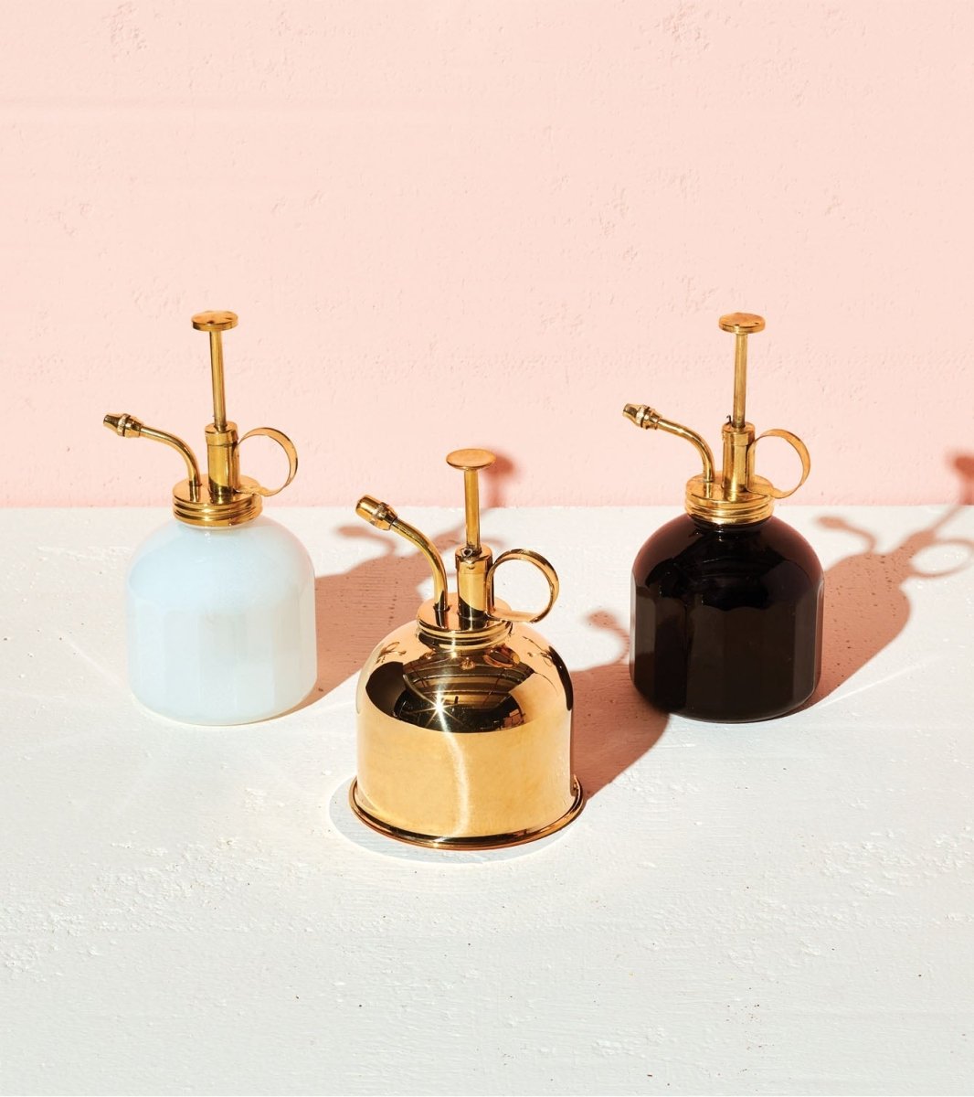 spray bottle for house plants Plant Mister White Glass & Brass