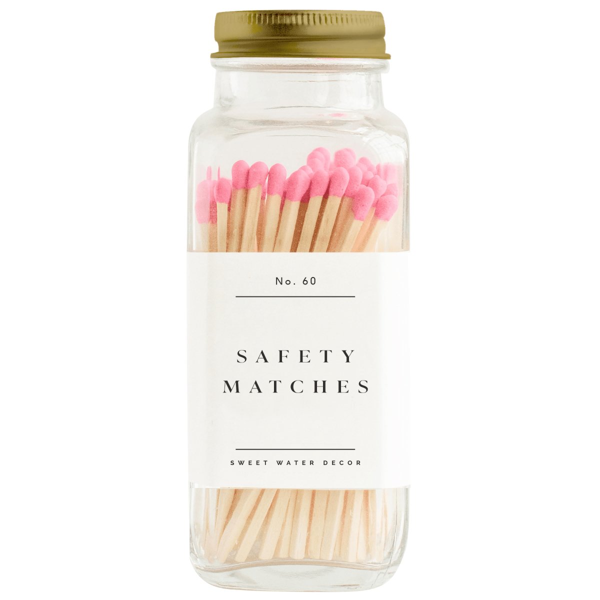 Sweet Water Decor Safety Matches, Blush Pink - 60 Count, 3.75" - lily & onyx