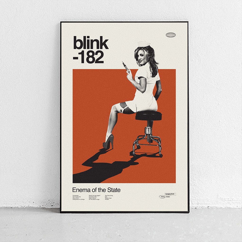 Sandgrain Studio Blink 182 - Enema of the State Art Print
