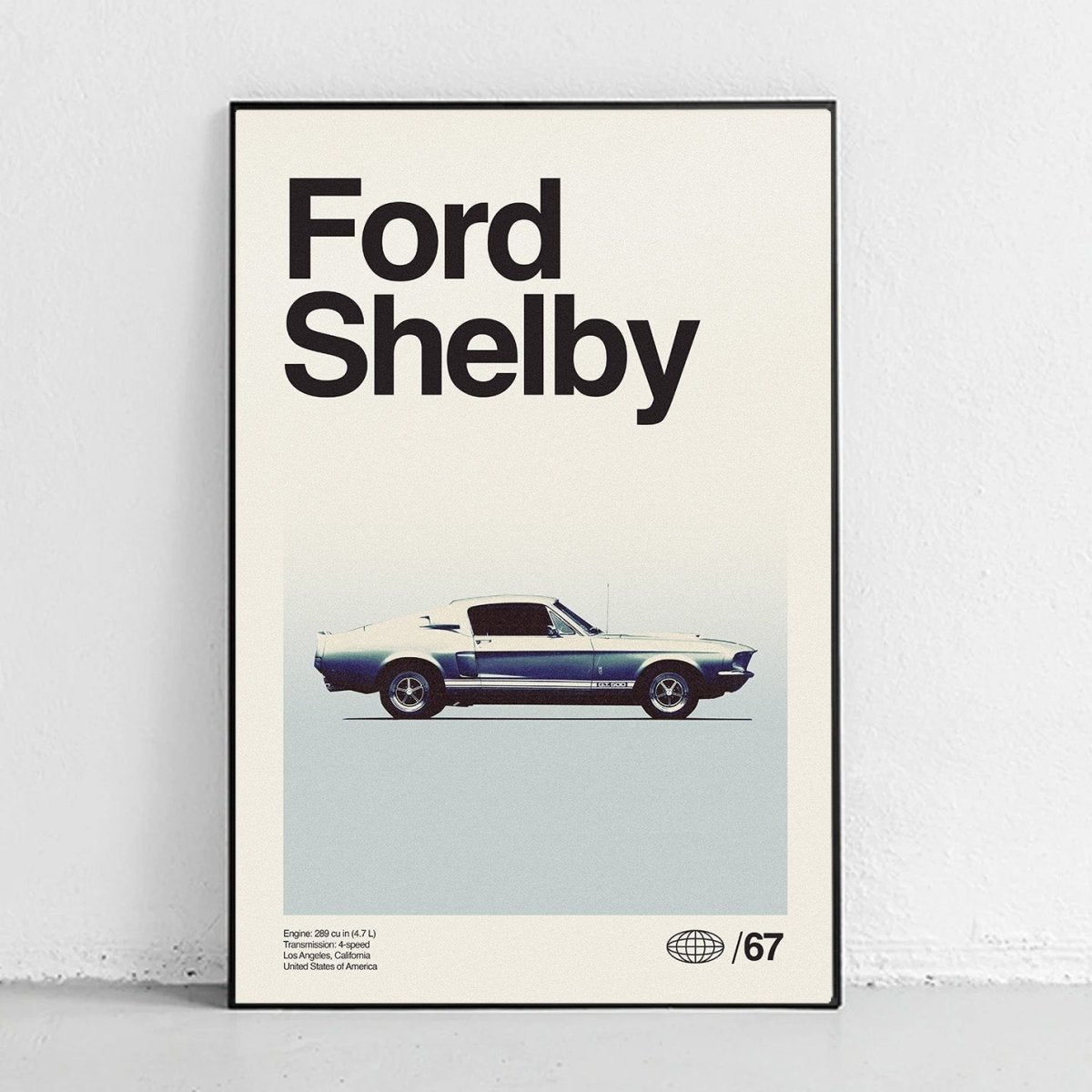 Sandgrain Studio Ford Shelby GT350 Art Print