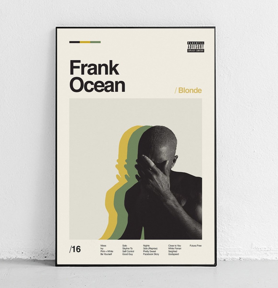 Sandgrain Studio Frank Ocean - Blonde Art Print