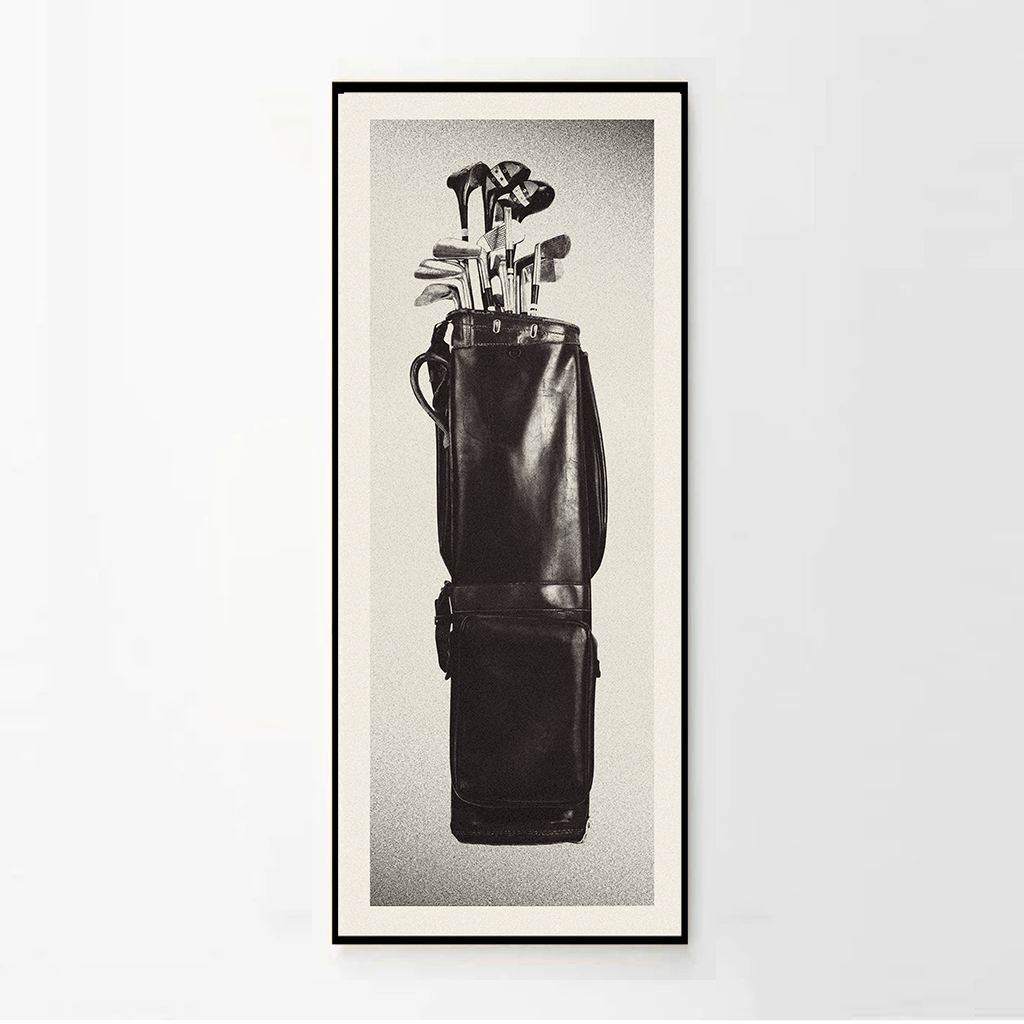 Sandgrain Studio Golf Clubs Art Print