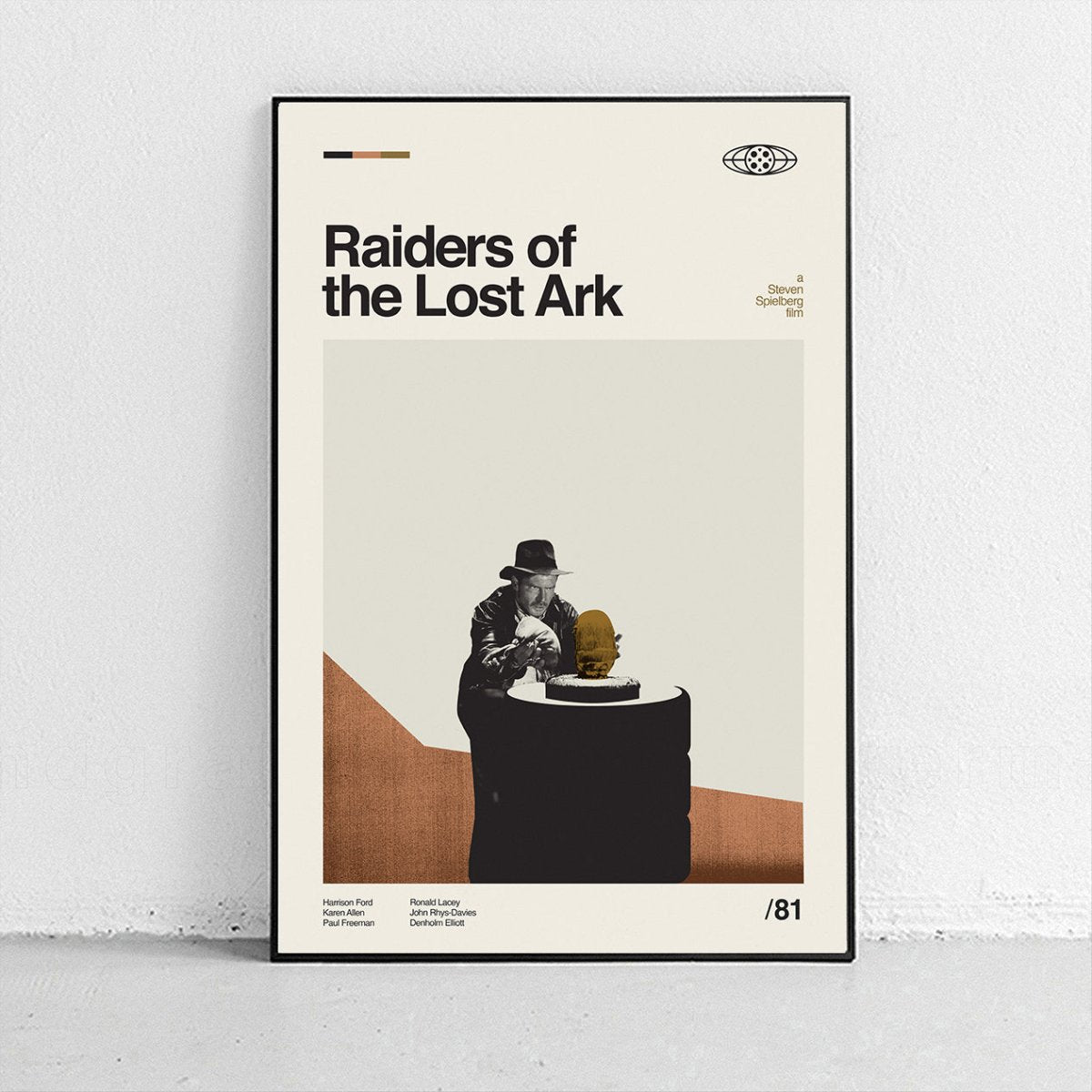 Sandgrain Studio Raiders of the Lost Ark - Indiana Jones Art Print