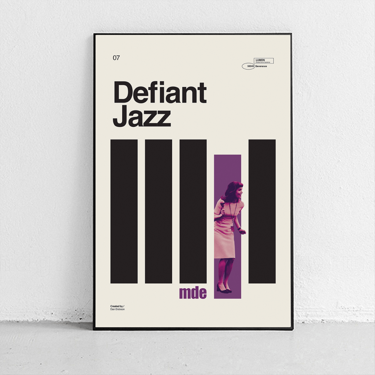 Sandgrain Studio Severance - Defiant Jazz Art Print