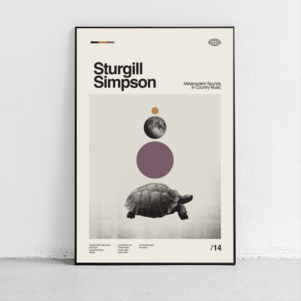 Sandgrain Studio Sturgill Simpson - Metamodern Sounds in Country Music Art Print