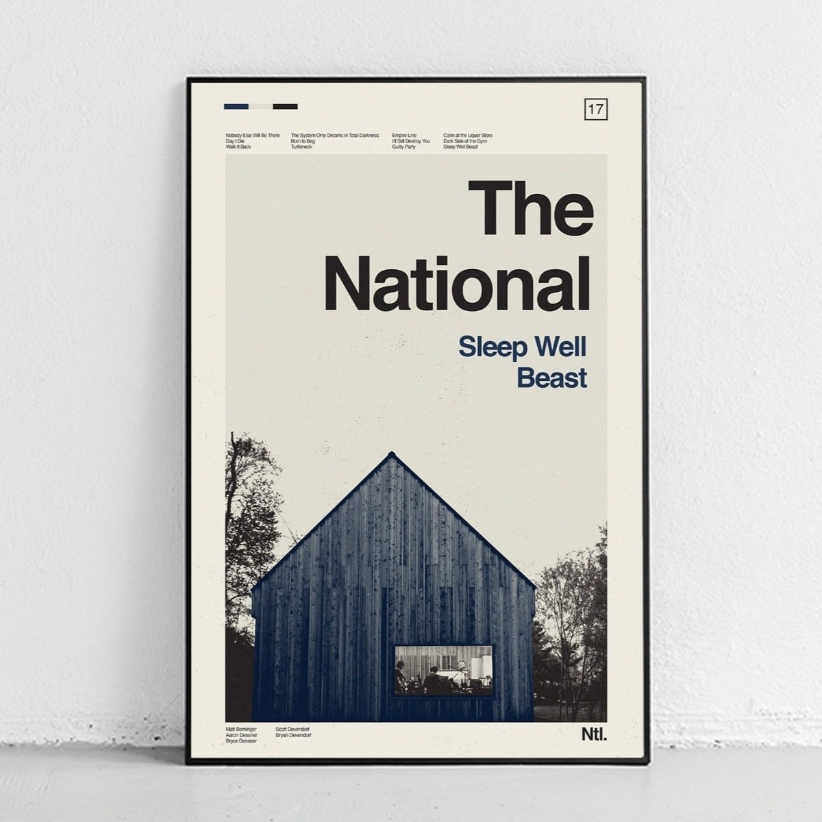 Sandgrain Studio The National - Sleep Well Beast Art Print