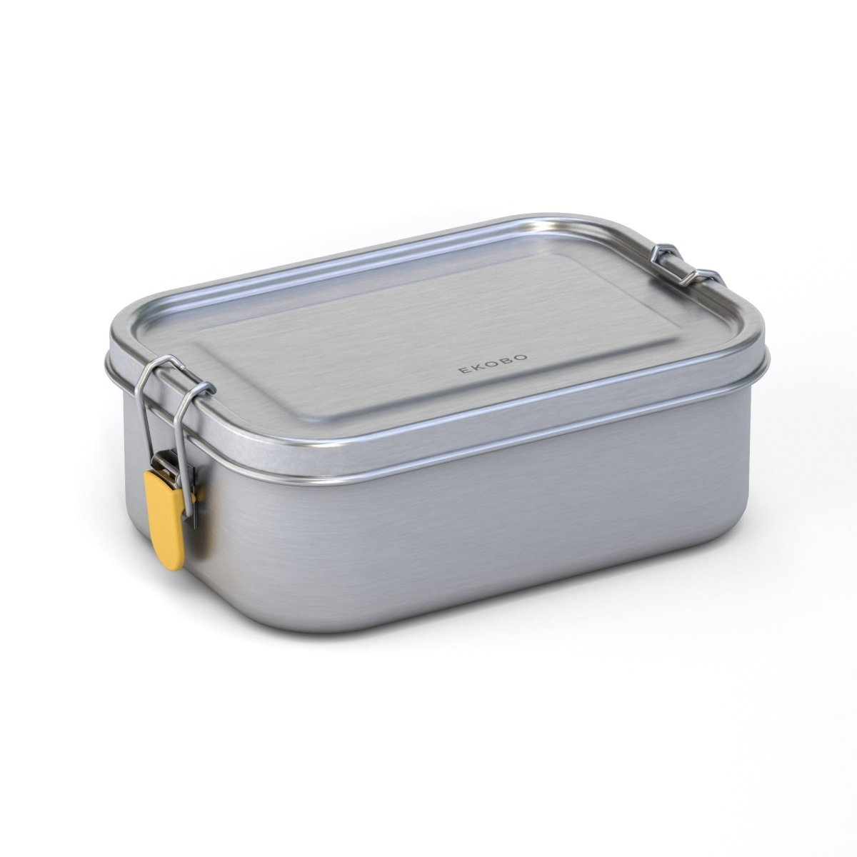 EKOBO Stainless Steel Lunch Box with Heat Safe Insert - Lemon - lily & onyx