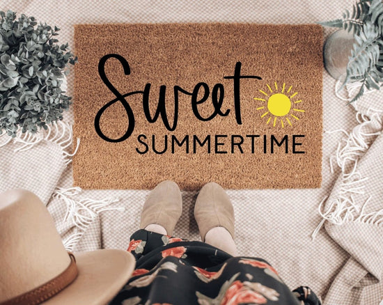The Doormat Co. Sweet Summertime Doormat | Sun - lily & onyx