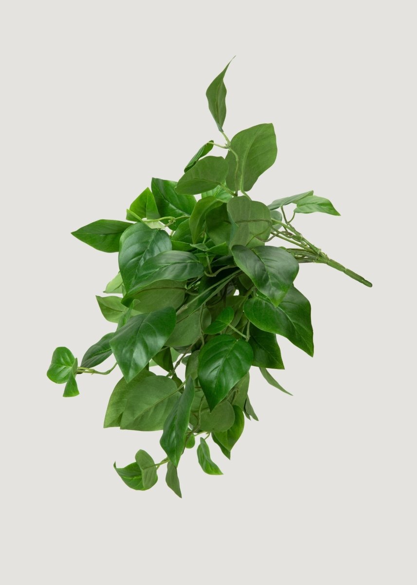 UV Treated Fake Indoor/Outdoor Hanging Philodendron Plant