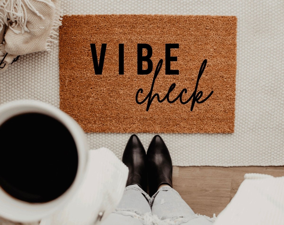The Doormat Co. Vibe Check Doormat - lily & onyx