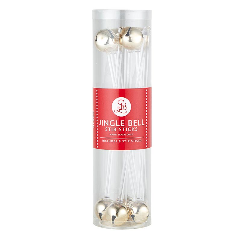Santa Barbara Design Studio Jingle Bell Stir Sticks - lily & onyx