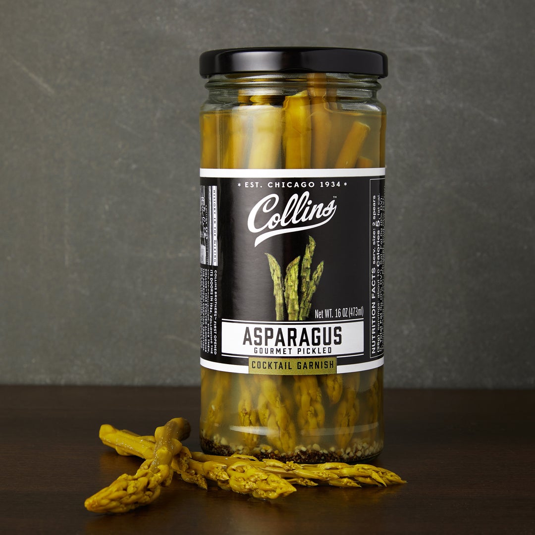 Collins Gourmet Pickled Asparagus, 16 Oz - lily & onyx