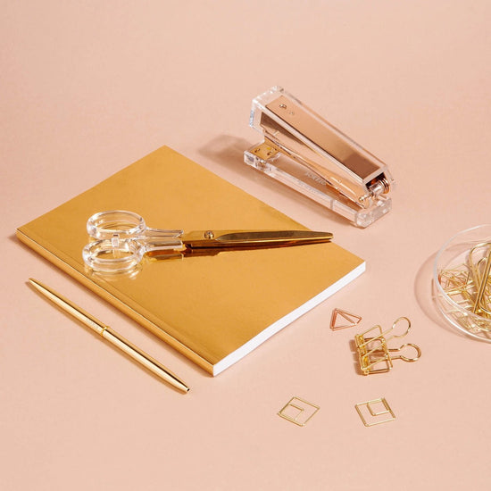 Poketo Acrylic Scissors in Gold - lily & onyx