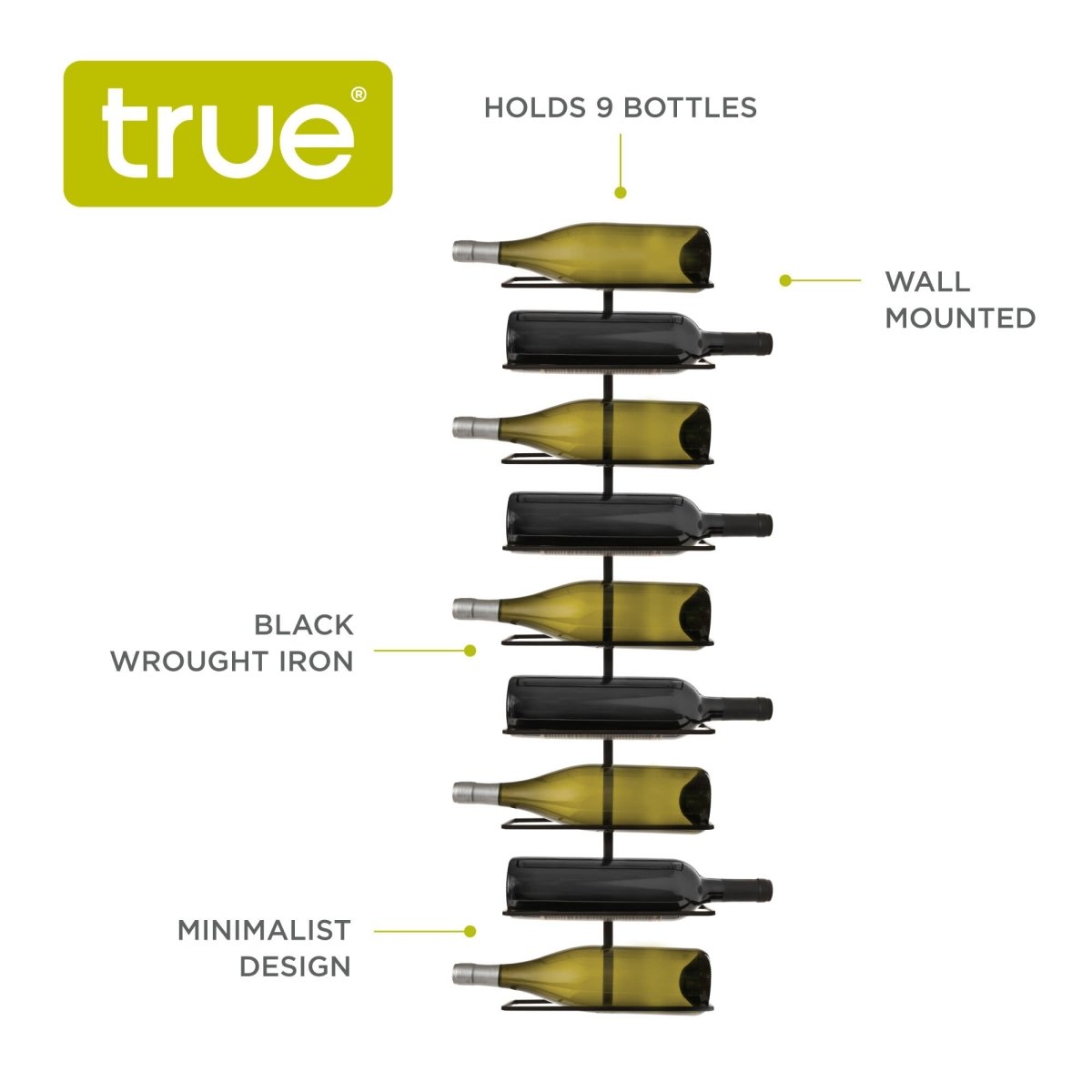 TRUE Align Wall-Mounted Wine Rack - lily & onyx