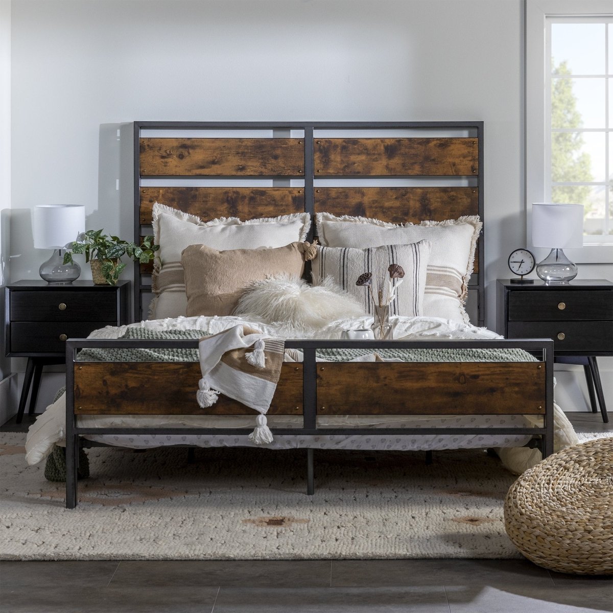 Walker Edison Arcadia Queen Bed - lily & onyx