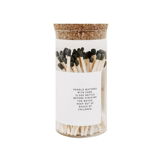 Sweet Water Decor Black Tip Medium Hearth Matches - 100 Count, 4" - lily & onyx