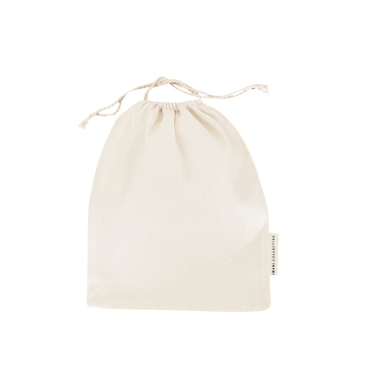 Blank Canvas Drawstring Bag lily onyx