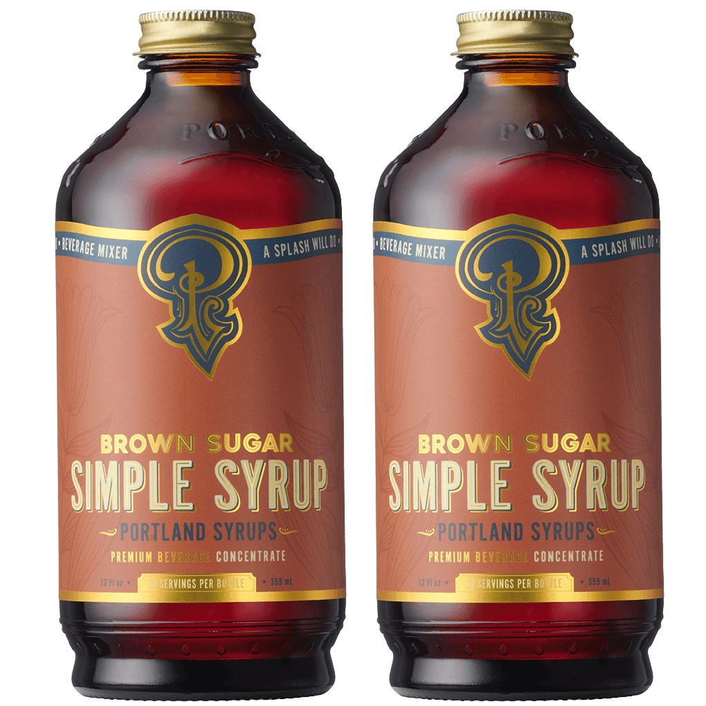 Portland Syrups Brown Sugar Simple Syrup, 2 Pack - lily & onyx