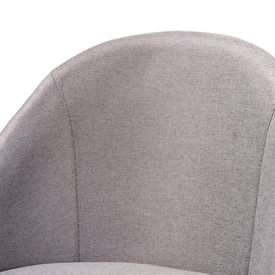 Baxton Studio Carra Mid-Century Modern Fabric Upholstered Walnut-Finished Wood Swivel Counter Stool (Set of 2) - lily & onyx