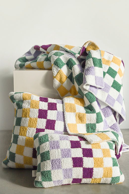 Sunday Citizen Checkerboard Throw - lily & onyx