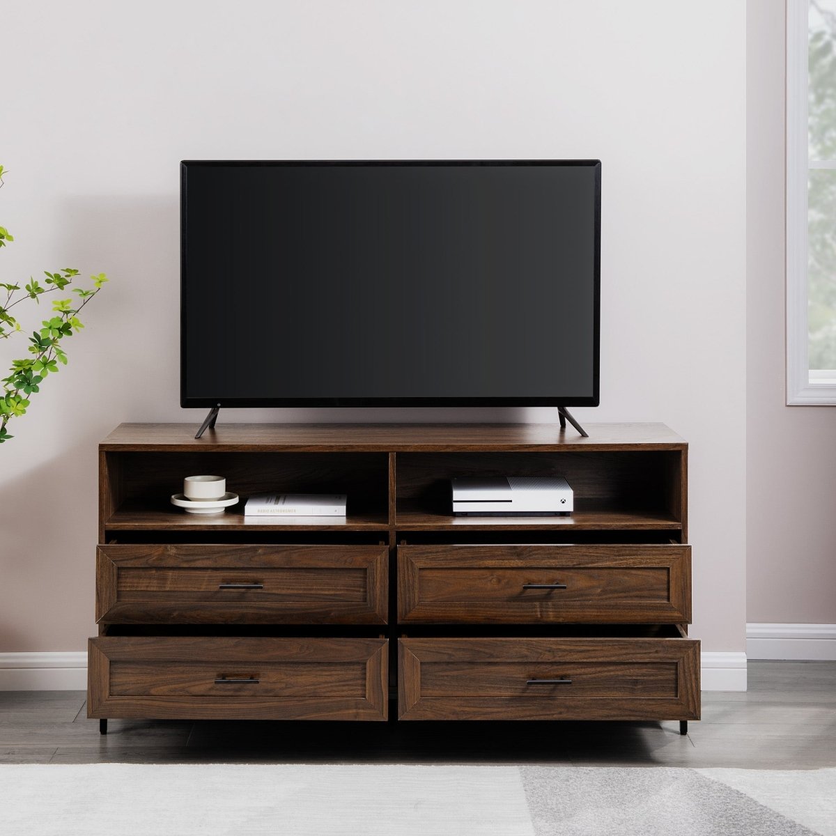 Walker Edison Chevy Modern TV Stand - lily & onyx