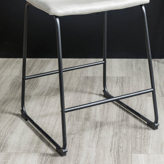 Walker Edison Faux Leather Counter Stools - lily & onyx