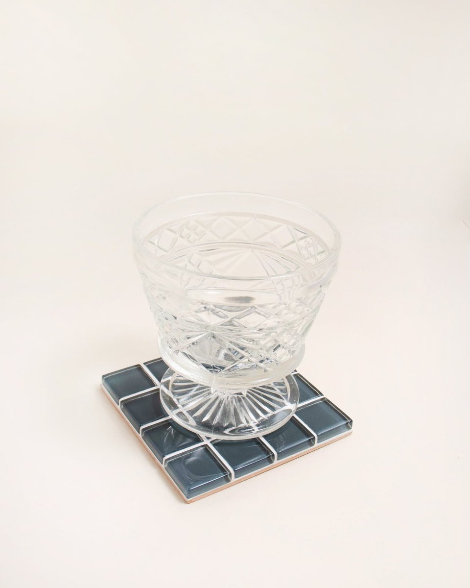 Subtle Art Studios Glass Tile Coaster - It's Ocean - lily & onyx