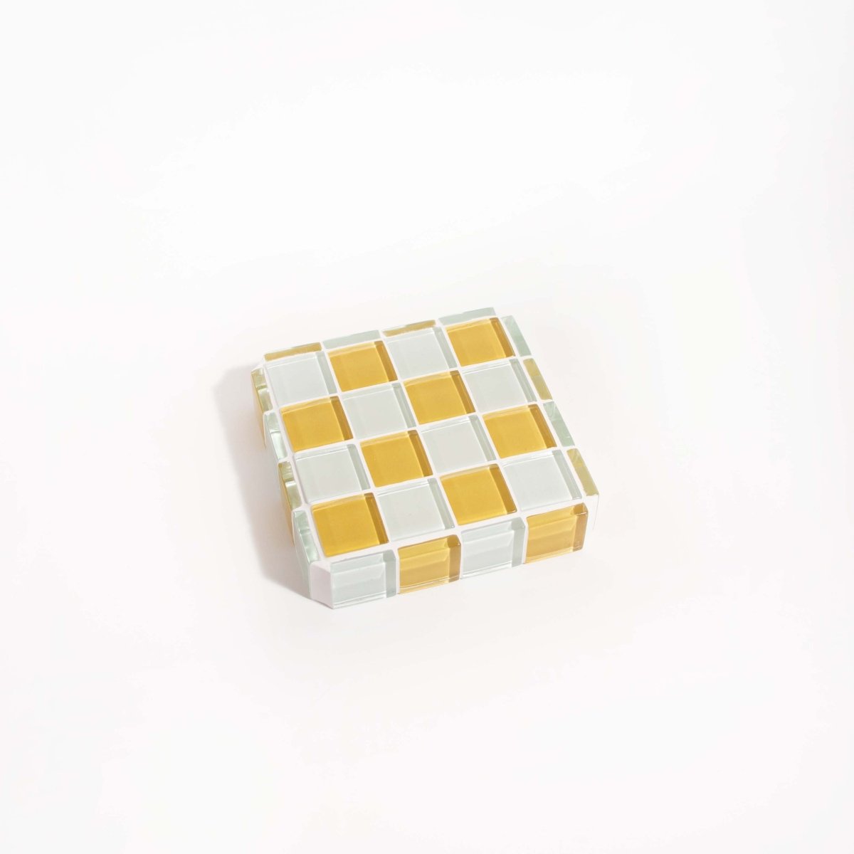 Subtle Art Studios Glass Tile Cube - Honey Milk Chocolate - lily & onyx