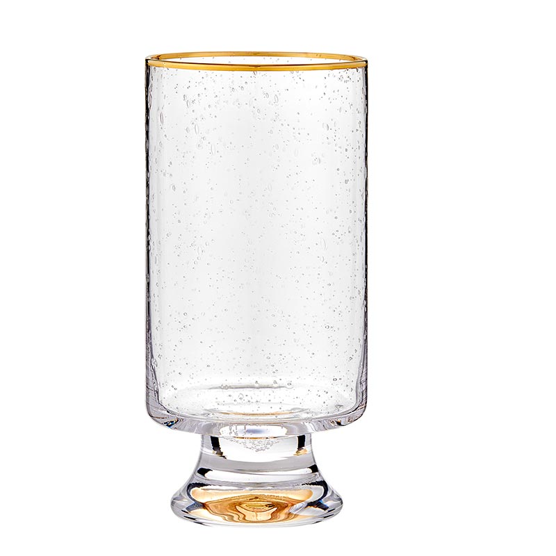 Santa Barbara Design Studio Gold Rimmed Highball Glasses, Set of 4