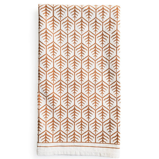 KORISSA Hand Screen Printed Tea Towel, Set of 2 - lily & onyx