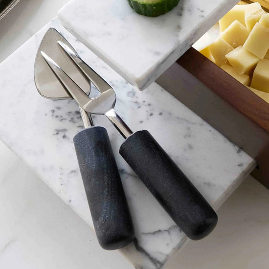 texxture Hudson™ Granite Cheese Knives, Set of 2 - lily & onyx