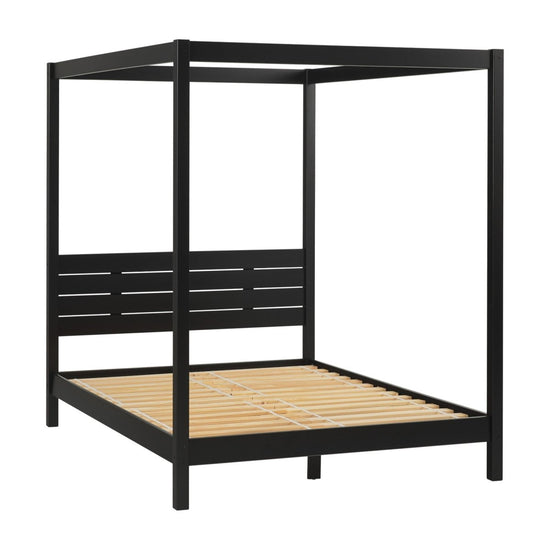 Walker Edison Isla Solid Wood Canopy Bedframe Collection - lily & onyx
