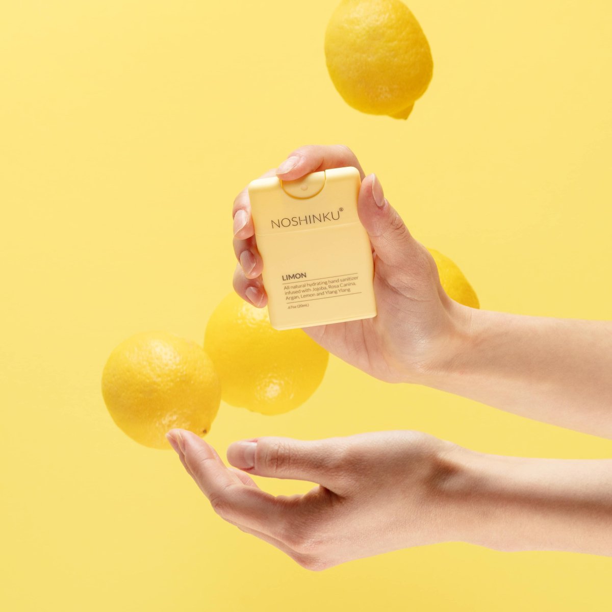 Noshinku Limon Refillable Pocket Sanitizer - lily & onyx