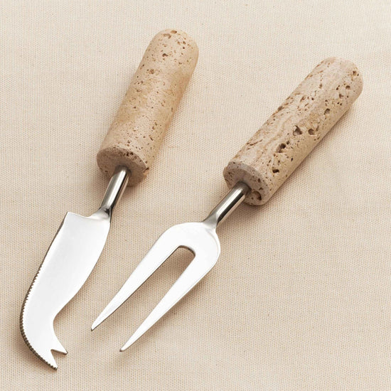 texxture Marbella™ Cheese Knives, Set of 2 - lily & onyx