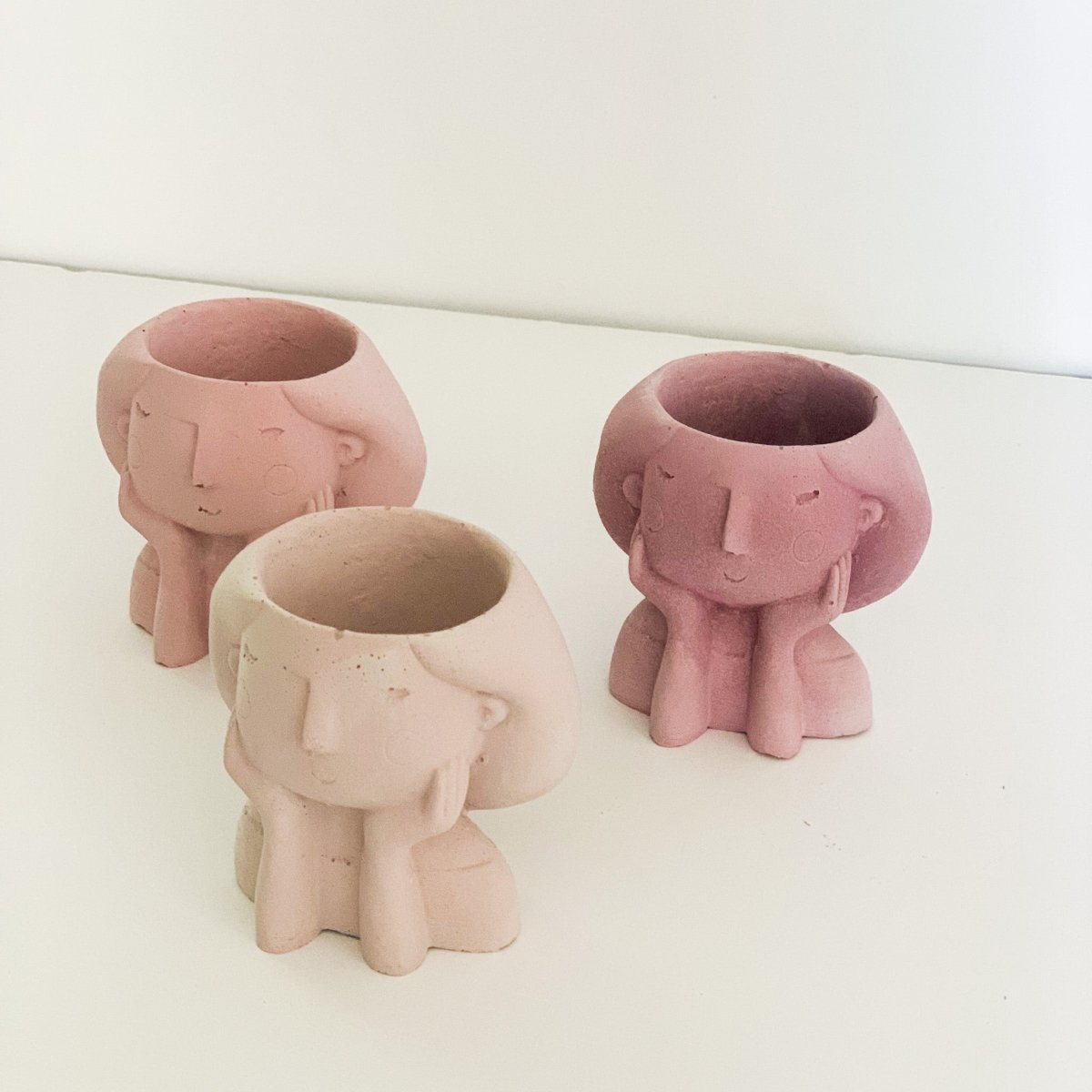 plant pot trio Mia Plant Pot, 3 Inch - Set of 3