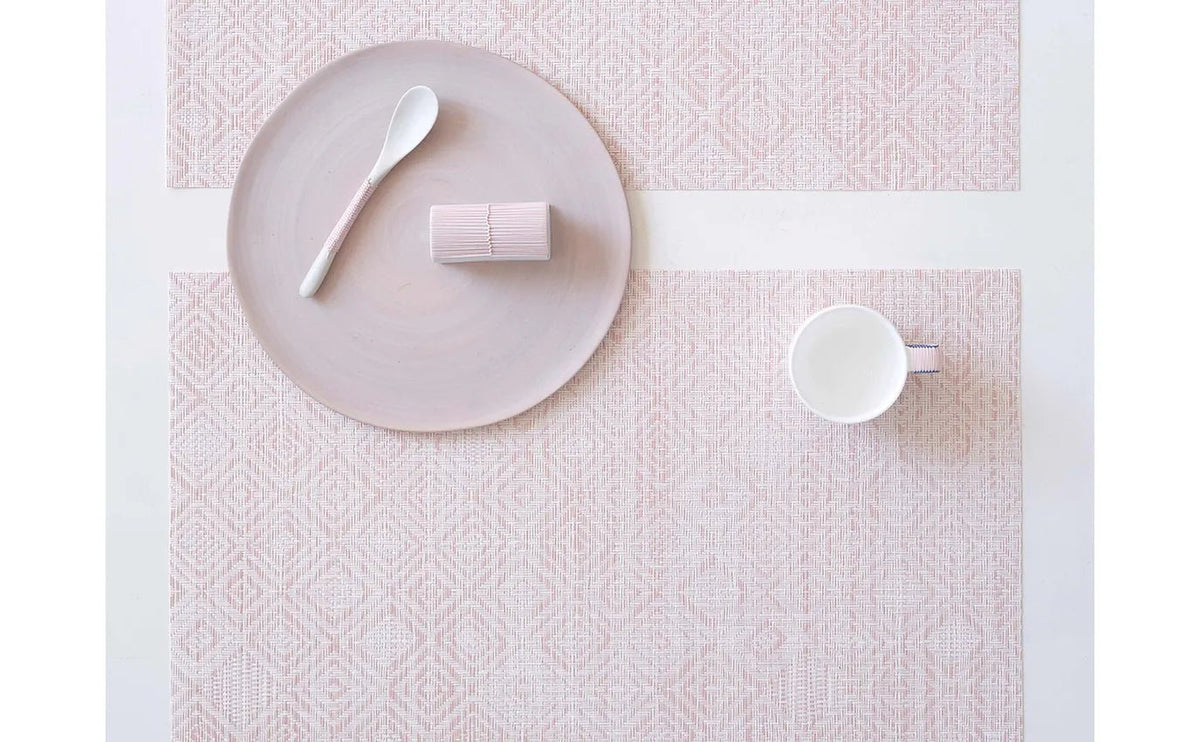 Chilewich Mosaic Compact Rectangle Placemat lily & onyx