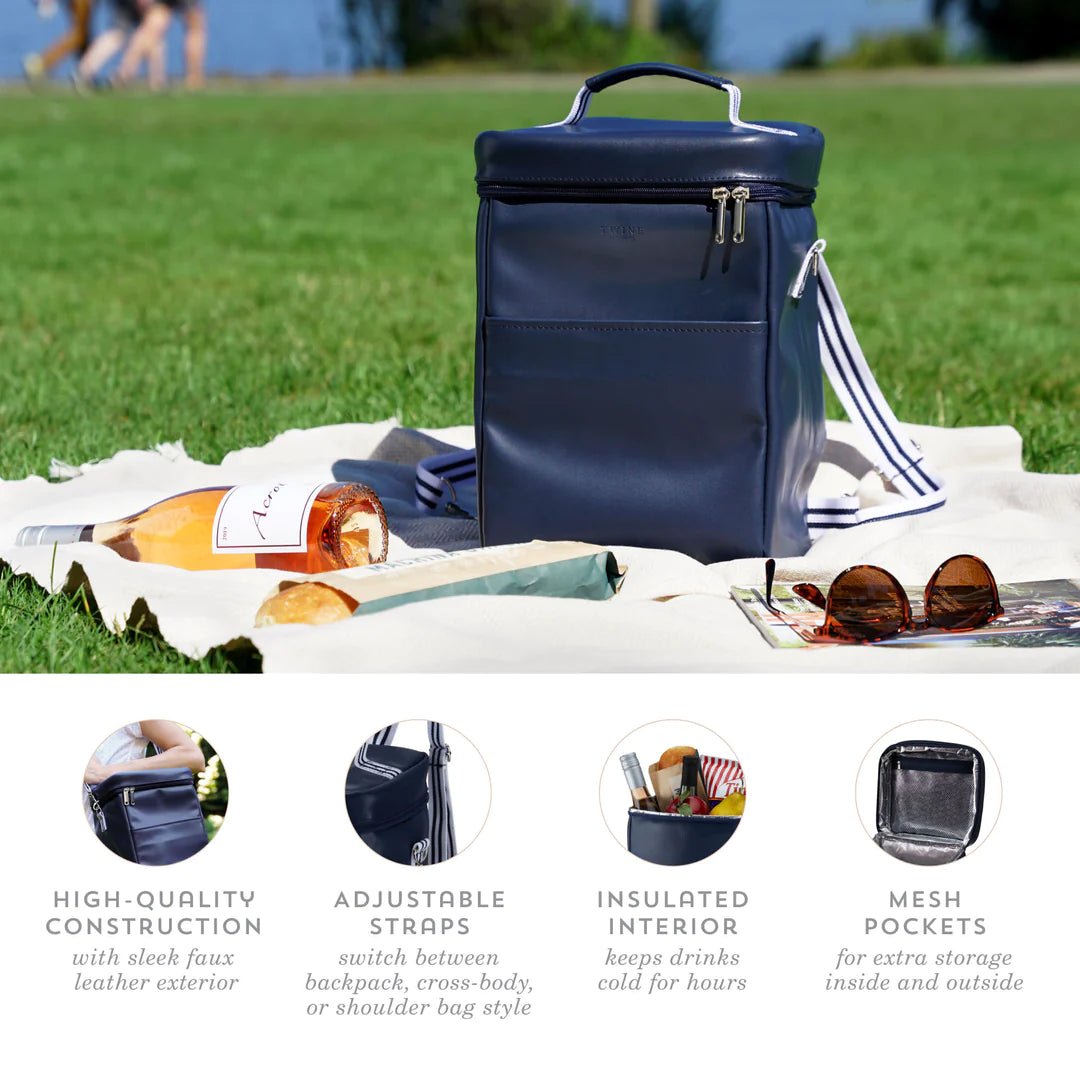 Twine Living Navy Cooler Backpack - lily & onyx