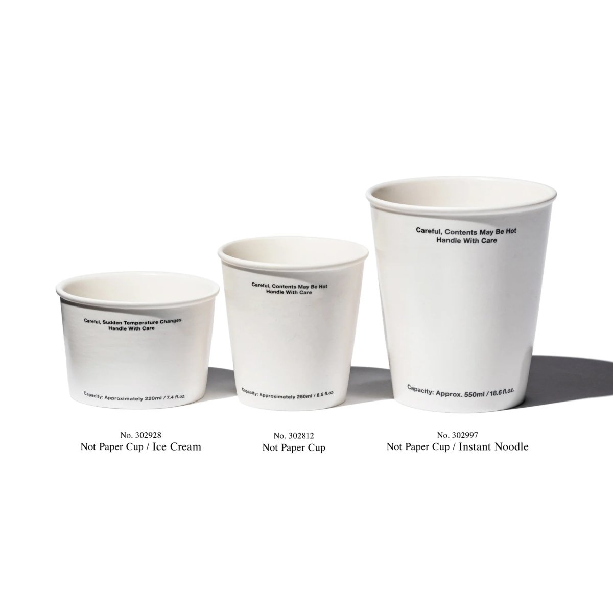 puebco 'Not Paper' Ceramic Cup, Ice Cream - lily & onyx
